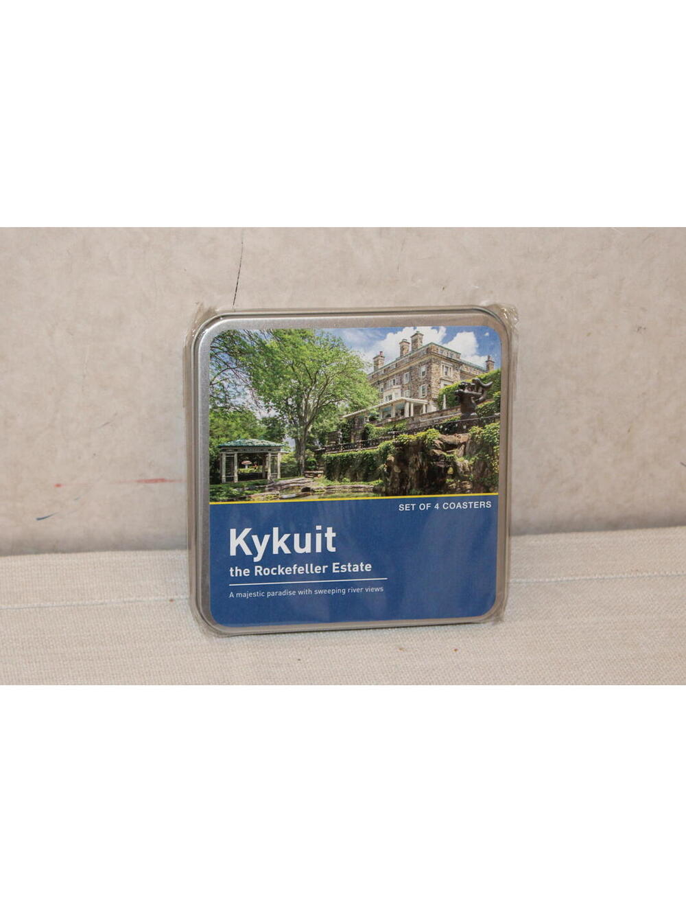NEW Kykuit The Rockefeller Estate Set of 4 Coaster Set